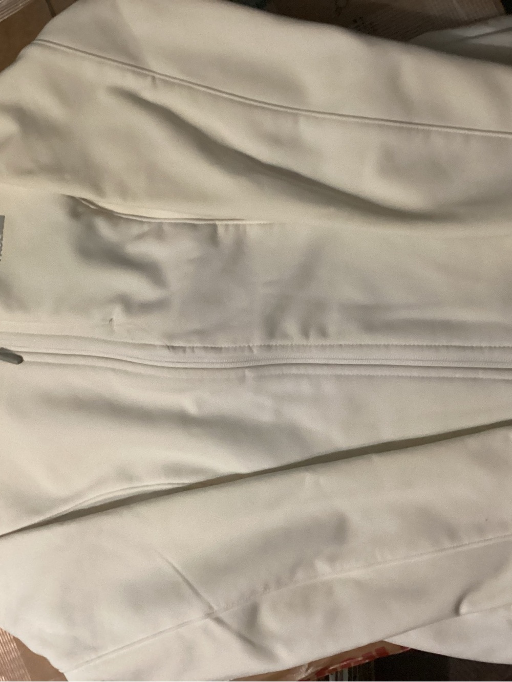 Reebok women  Cream Performance Zip Jacket